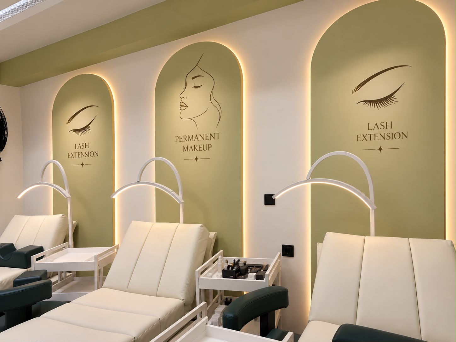 Behandlungsräume für Wimpern und Permanent Make-up